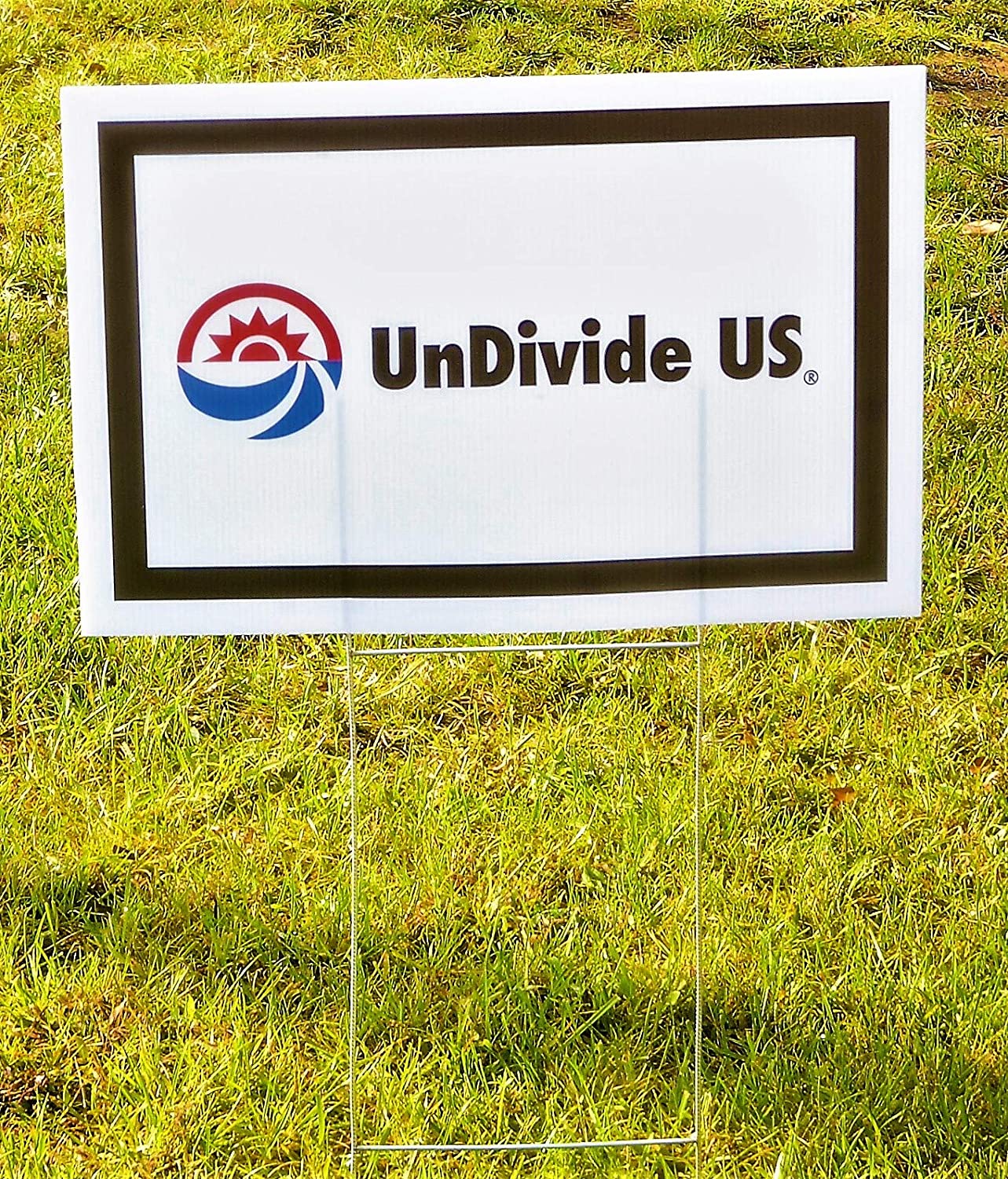 UnDivide US® Yard Sign in Red White Blue