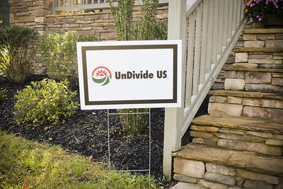 UnDivide US® Yard Sign in Red, Black & Green